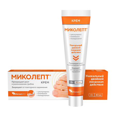 Изображение товара Миколепт Крем противогрибковый 40 мл 1 шт
