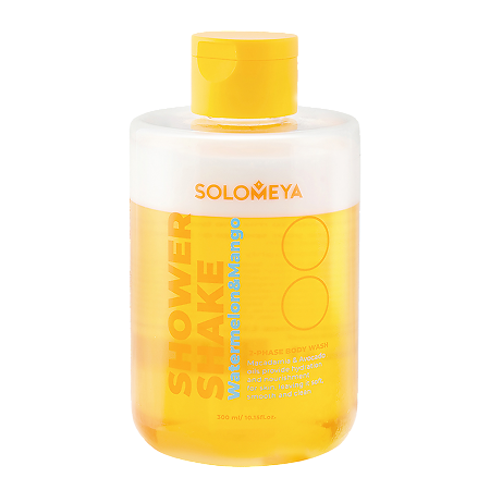 Solomeya  Гель-шейк для душа Арбуз и Манго Shower shake Watermelon&Mango 1 шт 300 мл