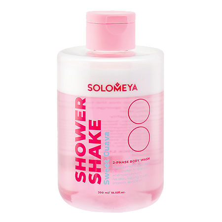 Solomeya Гель-шейк для душа Сладкая Гуава Shower shake Sweet Guava 1 шт 300 мл