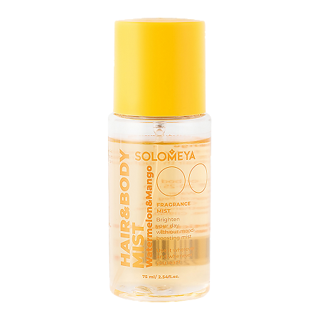 Solomeya Парфюмированный мист для волос и тела Арбуз и Манго Hair&body Fragrance mist Watermelon&Mango 1 шт 75 мл