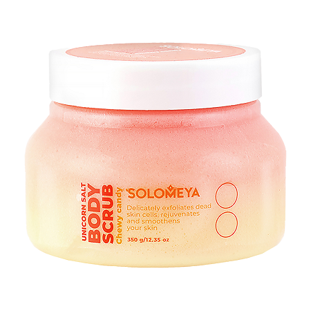 Solomeya Солевой скраб для тела Мармелад Unicorn salt body scrub Chewy candy 1 шт 320 г