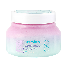Купить Solomeya Солевой скраб для тела Ванильный пуддинг Unicorn salt body scrub Vanilla pudding 1 шт 320 г цена