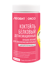 Купить Леовит Onco Коктейль белковый Детоксикационный с нейтральным вкусом 400 г 1 шт цена