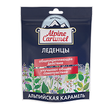 Купить Альпийская Карамель Alpine Caramel Леденцы пакет 75 г 1 уп цена