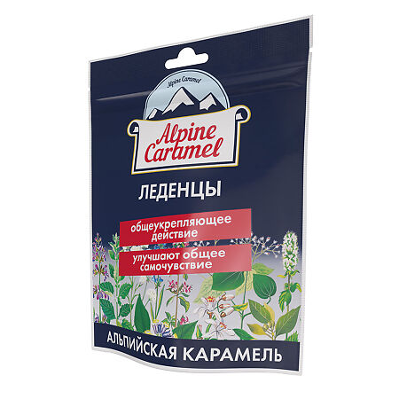 Альпийская Карамель Alpine Caramel Леденцы пакет 75 г 1 уп