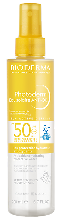 Изображение товара Bioderma Photoderm Солнцезащитный антиоксидантный увлажняющий спрей SPF50 200 мл 1 шт