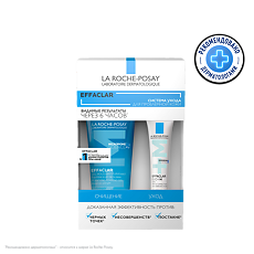 Купить La Roche-Posay набор Effaclar гель очищающий 50 мл+Effaclar DUO(+) M крем-гель 15 мл 1 уп цена