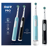 Oral-B Набор Электрическая зубная щетка Pro Series 1 с 2 сменными насадками черная,бирюзовая 1 уп