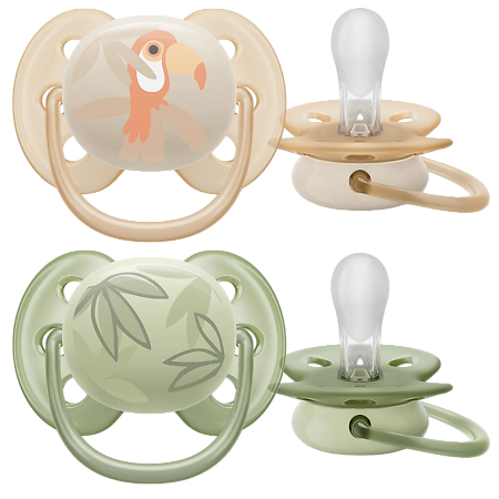 Изображение товара Philips Avent Пустышка Ultra Air SCF091/07 0-6 мес 2 шт с футляром для стерилизации