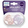 Philips Avent Пустышка Ultra Air SCF091/09 в комплекте с футляром для хранения и стерилизации 0-6 мес 2 шт