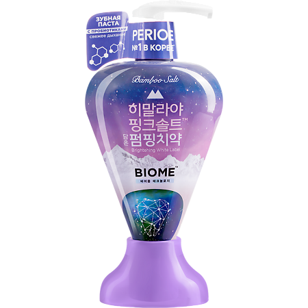 Изображение товара Perioe Зубная паста Pumping Biome с гималайской солью 1 шт 285 г