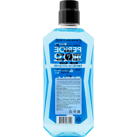 Perioe Ополаскиватель для полости рта Total 7 Cooling 1 шт 760 мл