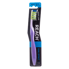 Купить Зубная щетка Рич (Reach) Dual effect Массаж десен мягкая 1 шт цена