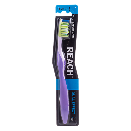 Зубная щетка Рич (Reach) Dual effect Массаж десен мягкая 1 шт