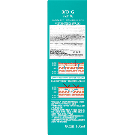 Bio-G Replumping Эмульсия для восстановления водного баланса кожи 100 г 1 шт