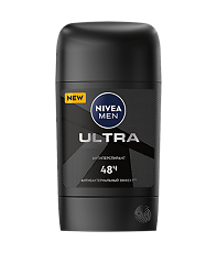 Изображение товара Nivea Men Дезодорант-антиперспирант Ultra 48 ч стик мужской 50 мл 1 шт