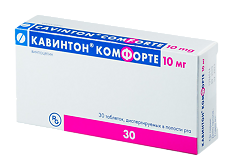 Купить Кавинтон Комфорте таблетки диспергируемые 10 мг 30 шт цена
