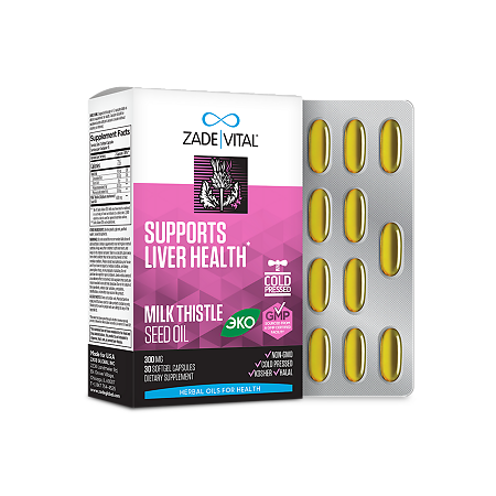 Заде Витал/Zade Vital Масло семян расторопши капсулы массой 775,173 мг 30 шт