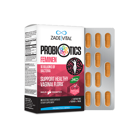 Заде Витал/Zade Vital Пробиотикс Феминен капсулы массой 439,67 мг 30 шт