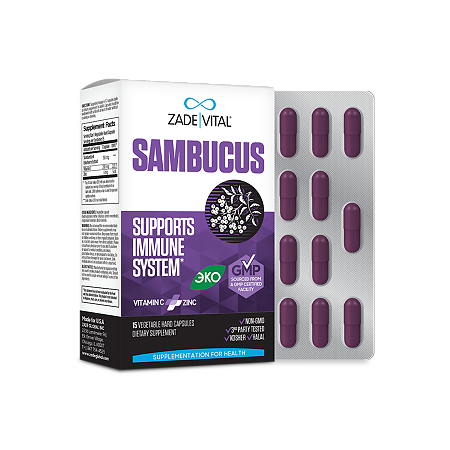 Заде Витал/Zade Vital Экстракт Бузины капсулы 15 шт