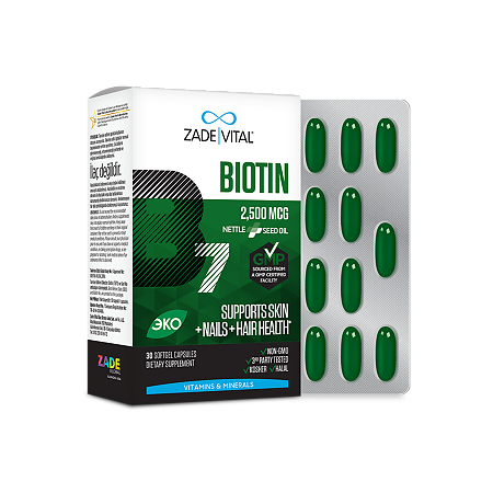 Заде Витал/Zade Vital Биотин мягкие капсулы 30 шт