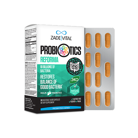 Заде Витал Пробиотикс Реформа / Zade Vital Probiotics Reforma капсулы массой 379,57 мг 30 шт