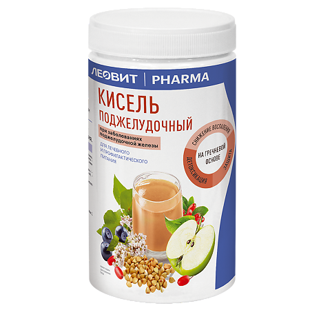 Изображение товара Леовит Pharma Кисель Поджелудочный банка 400 г 1 шт