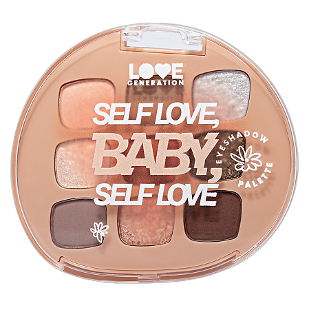 Изображение товара Палетка теней для век Love Generation Self Love 01 9 оттенков для макияжа глаз