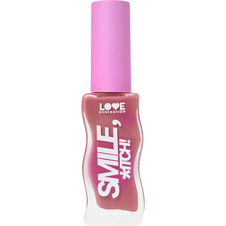 Love Generation Блеск для губ Lipgloss Smile *itch! тон 02 холодный розовый 10 мл 1 шт