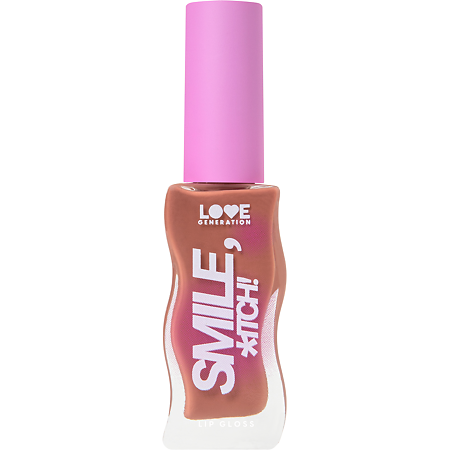 Love Generation Блеск для губ Lipgloss Smile *itch! тон 03  коричнево-бежевый 10 мл 1 шт