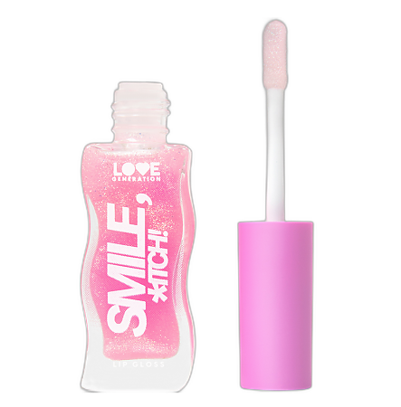 Изображение товара Love Generation Блеск для губ Lipgloss Smile *itch! тон 05 прозрачный с золотистыми сияющими частицами 10 мл 1 шт