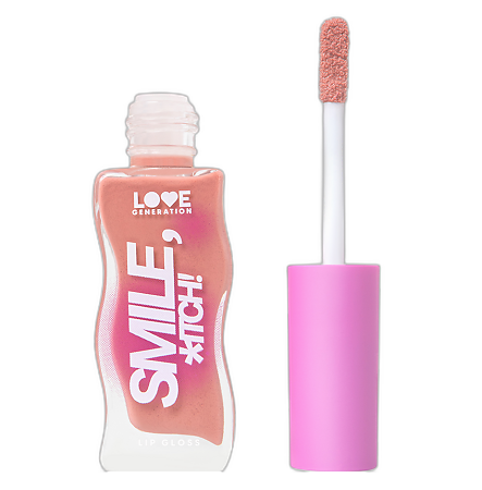 Love Generation Блеск для губ Lipgloss Smile *itch! тон 07 прозрачный с мерцающими блестками 10 мл 1 шт