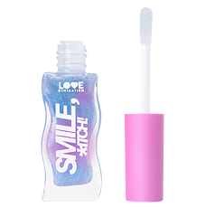 Изображение товара Love Generation Блеск для губ Lipgloss Smile *itch! тон 08 прозрачный с голубыми сияющими частицами 10 мл 1 шт