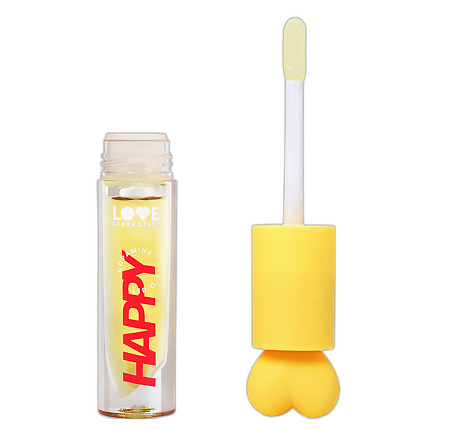 Изображение товара Love Generation Масло для губ Lip oil Happy тон 02 прозрачно-желтый 2,3 мл 1 шт