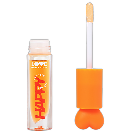 Изображение товара Love Generation Масло для губ Lip oil Happy тон 03 прозрачно-оранжевый 2,3 мл 1 шт