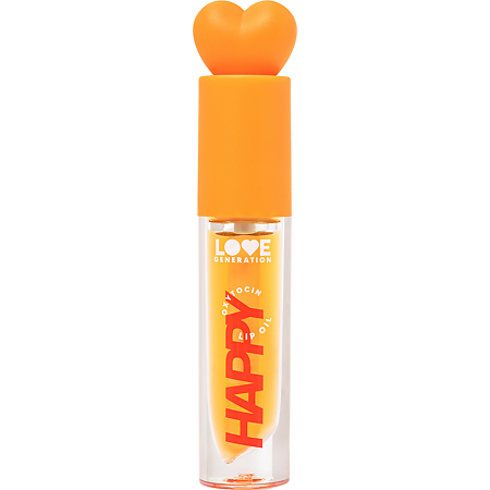 Love Generation Масло для губ Lip oil Happy тон 03 прозрачно-оранжевый 2,3 мл 1 шт