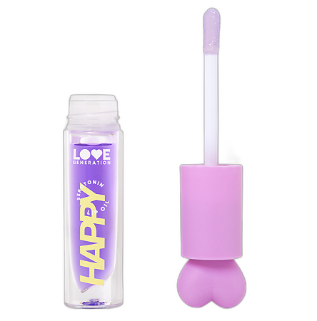 Изображение товара Love Generation Масло для губ Lip oil Happy тон 04 прозрачно-фиолетовый 2,3 мл 1 шт