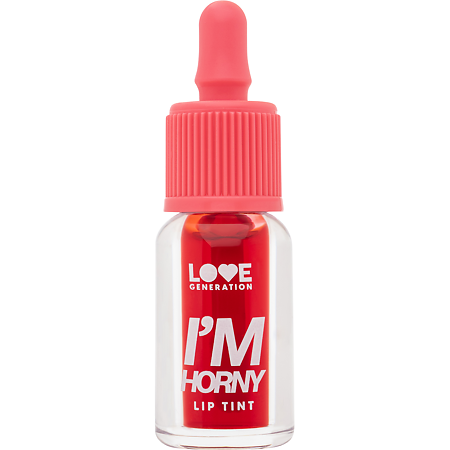 Love Generation Тинт для губ Lip Tint I'm Horny тон 01 красный 2,5 мл 1 шт