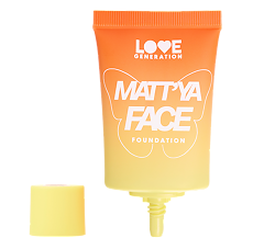 Купить Love Generation Матирующий тональный крем c экстрактом матчи Matt'ya Face тон 01 слоновая кость 30 мл 1 шт цена