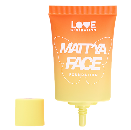 Изображение товара Love Generation Матирующий тональный крем c экстрактом матчи Matt'ya Face тон 04 бежевый 30 мл 1 шт