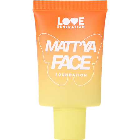 Love Generation Матирующий тональный крем c экстрактом матчи Matt'ya Face тон 04 бежевый 30 мл 1 шт
