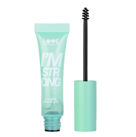 Изображение товара Love Generation Фиксирующий гель для бровей Fixing Brow Gel I'm strong прозрачный 9 мл 1 шт