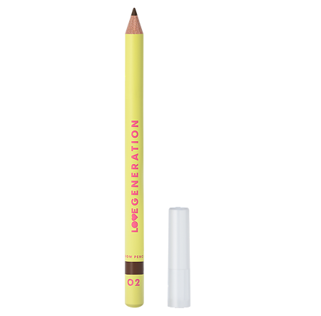 Изображение товара Love Generation Карандаш для бровей Brow Pencil тон 02 коричневый 1,3 г 1 шт
