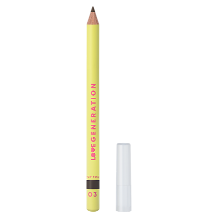 Изображение товара Love Generation Карандаш для бровей Brow Pencil тон 03 холодный коричневый 1,3 г 1 шт