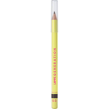 Love Generation Карандаш для бровей Brow Pencil тон 03 холодный коричневый 1,3 г 1 шт