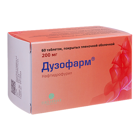 Дузофарм таблетки покрыт.плен.об. 200 мг 60 шт