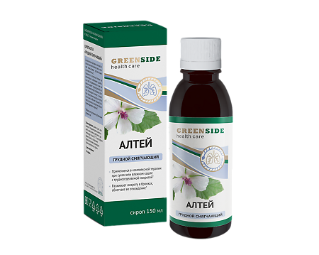 Green Side Алтей Грудной смягчающий сироп флакон 150 мл 1 шт