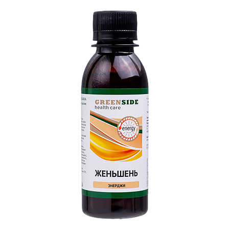 Green Side Женьшень Max Энерджи сироп флакон 150 мл 1 шт