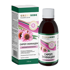 Купить Green Side Сироп Эхинацеи Крепкий иммунитет инд/уп ПЭТ 250 мл 1 шт цена