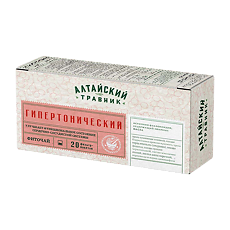 Купить Алтайский травник Фиточай Гипертонический фильт-пакет по 1,5 г 20 шт цена